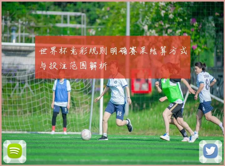世界杯竞彩规则明确赛果结算方式与投注范围解析